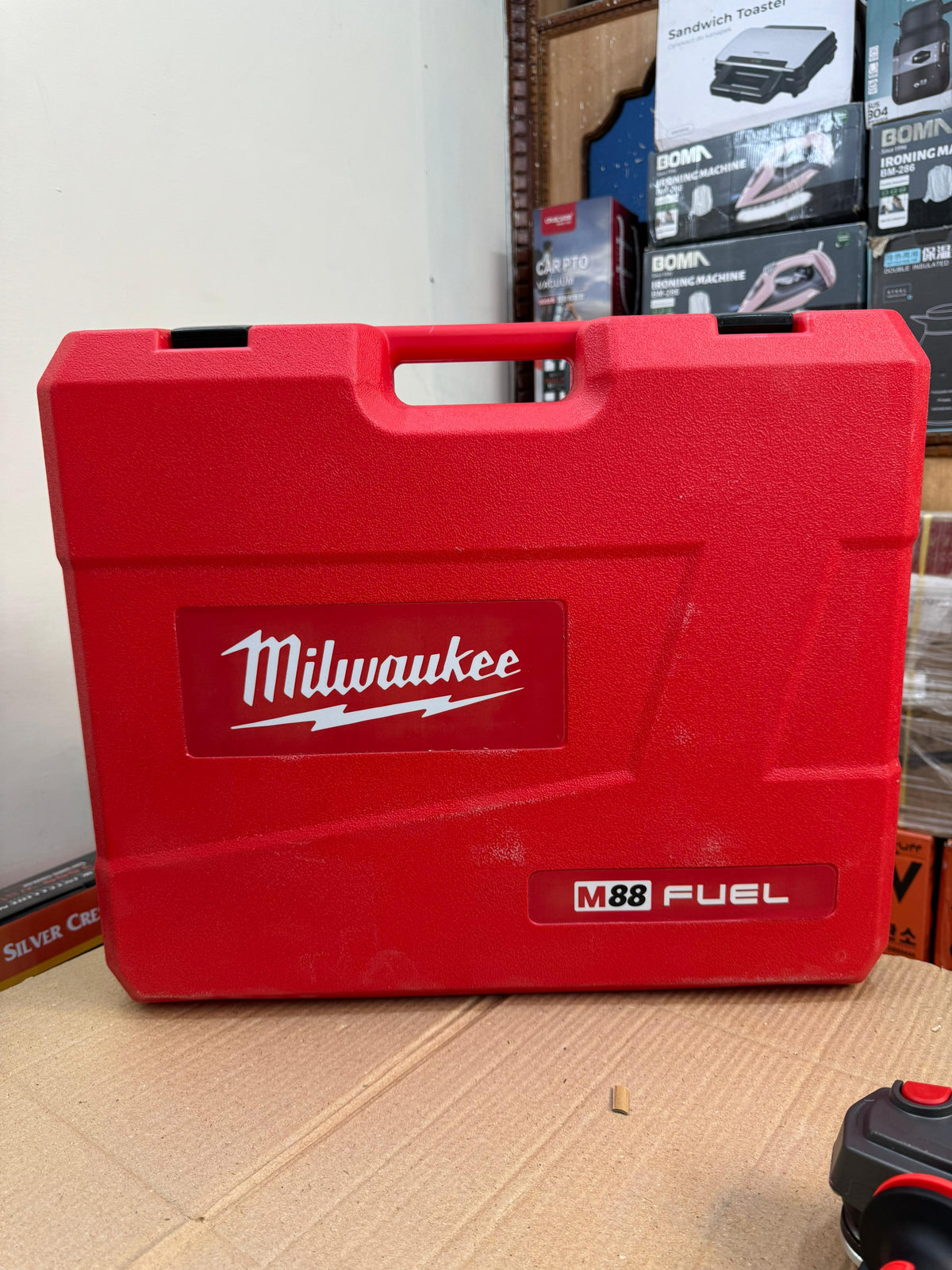 4-in-1 Cordless Brushless Drill Machine Set with Tool Kit (Milwaukee-Style)