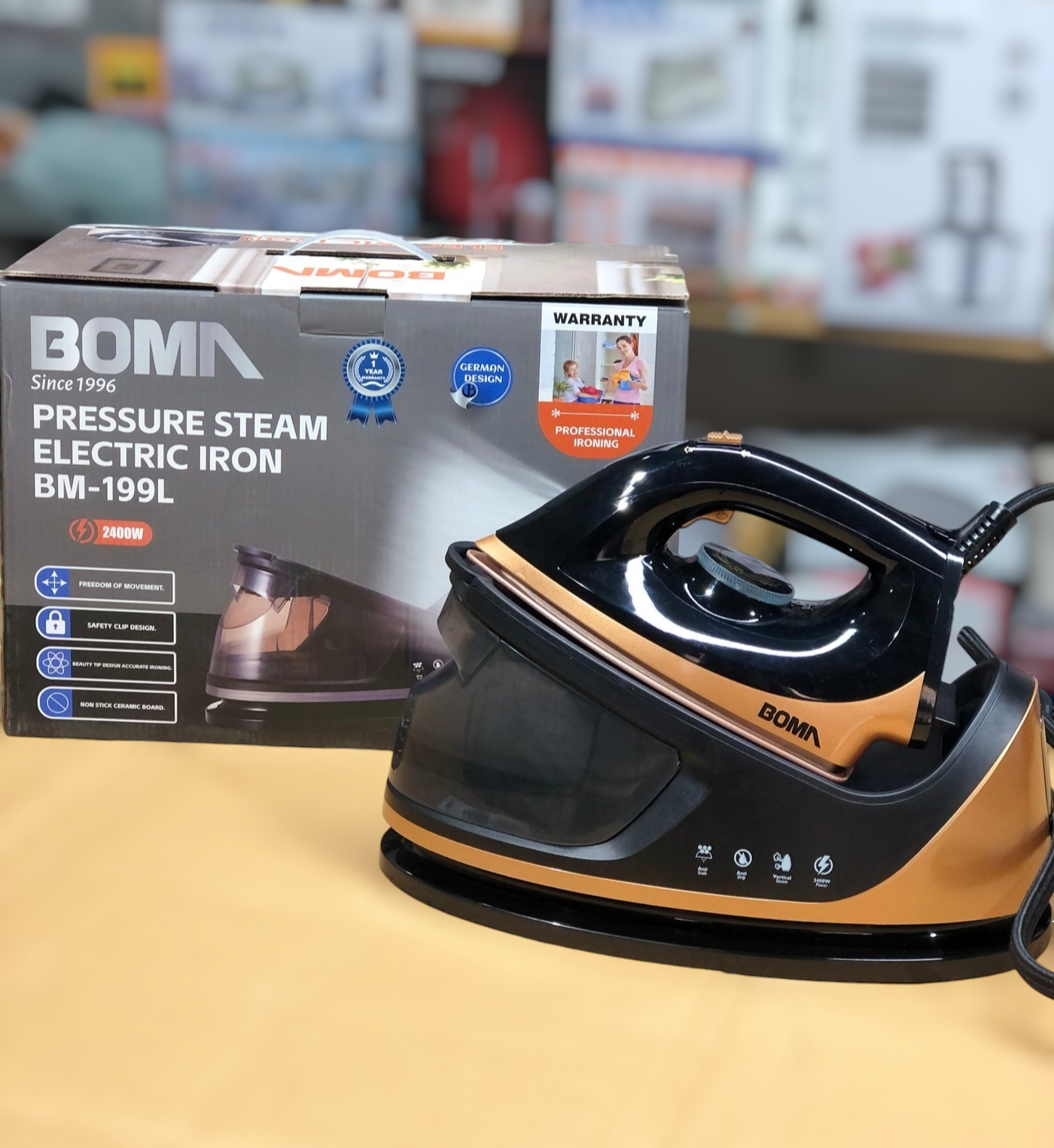 IRON AND STEAMER