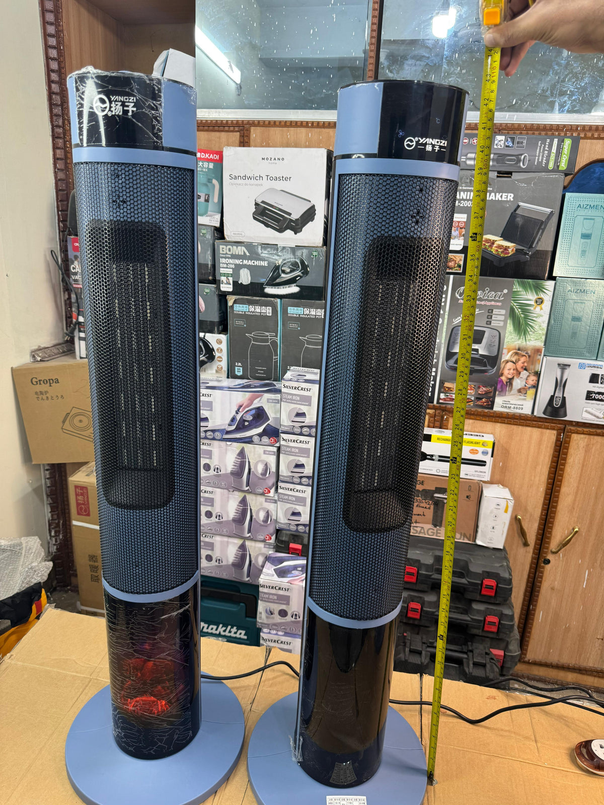 Yangzi extra large heater 3D flame & blower heater