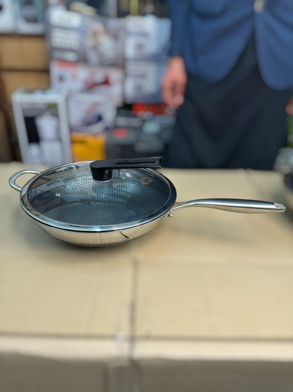 36cm Germany lesser honeycomb fry pan & handi