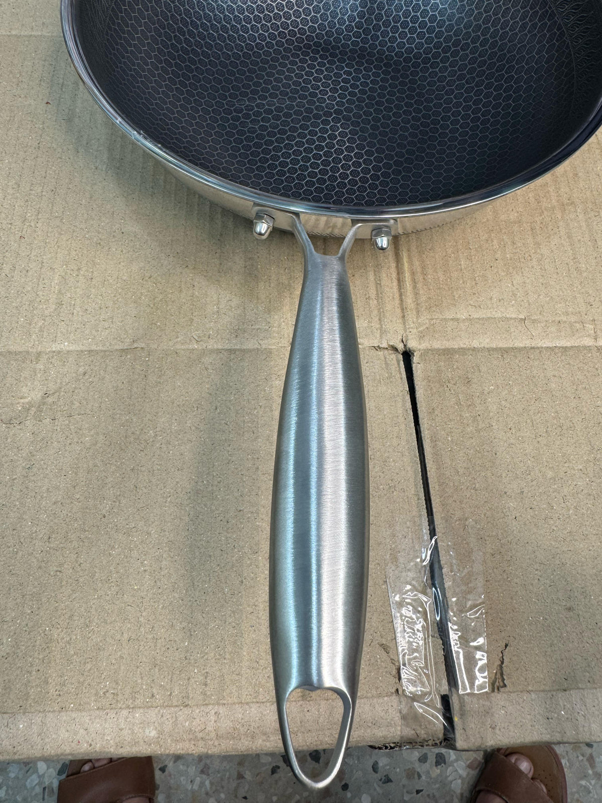 34cm Germany lesser honeycomb fry pan & handi