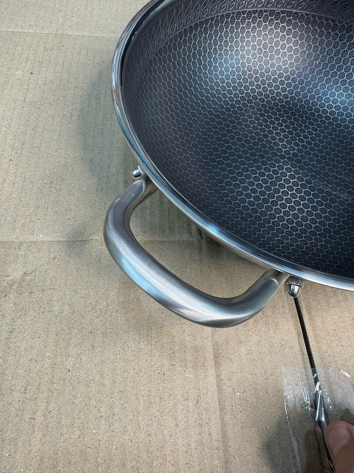 32cm Germany lesser honeycomb fry pan & handi