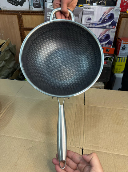 32cm Germany lesser honeycomb fry pan & handi