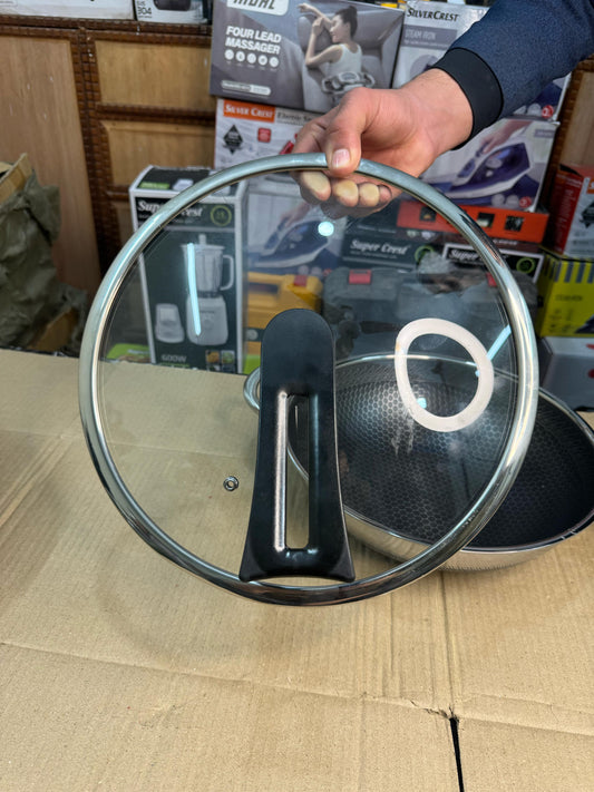 32cm Germany lesser honeycomb fry pan & handi