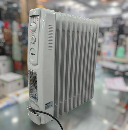 Geepas 11-Fin Portable Electric Oil-Filled Radiator Heater GRH910011p