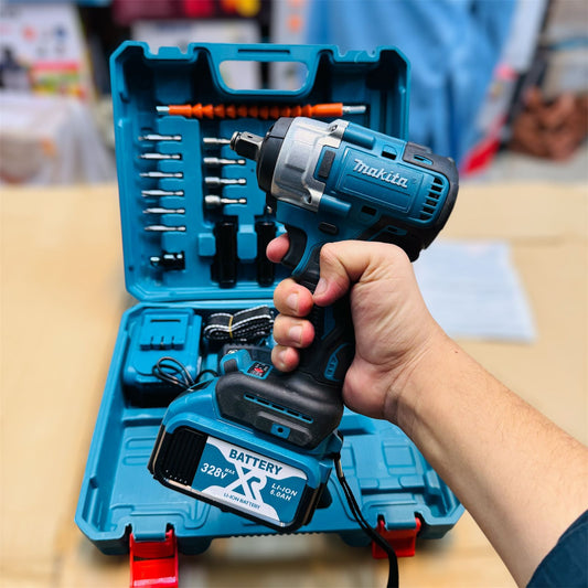 4-in-1 Cordless Impact Wrench 330Nm (Makita-Style)