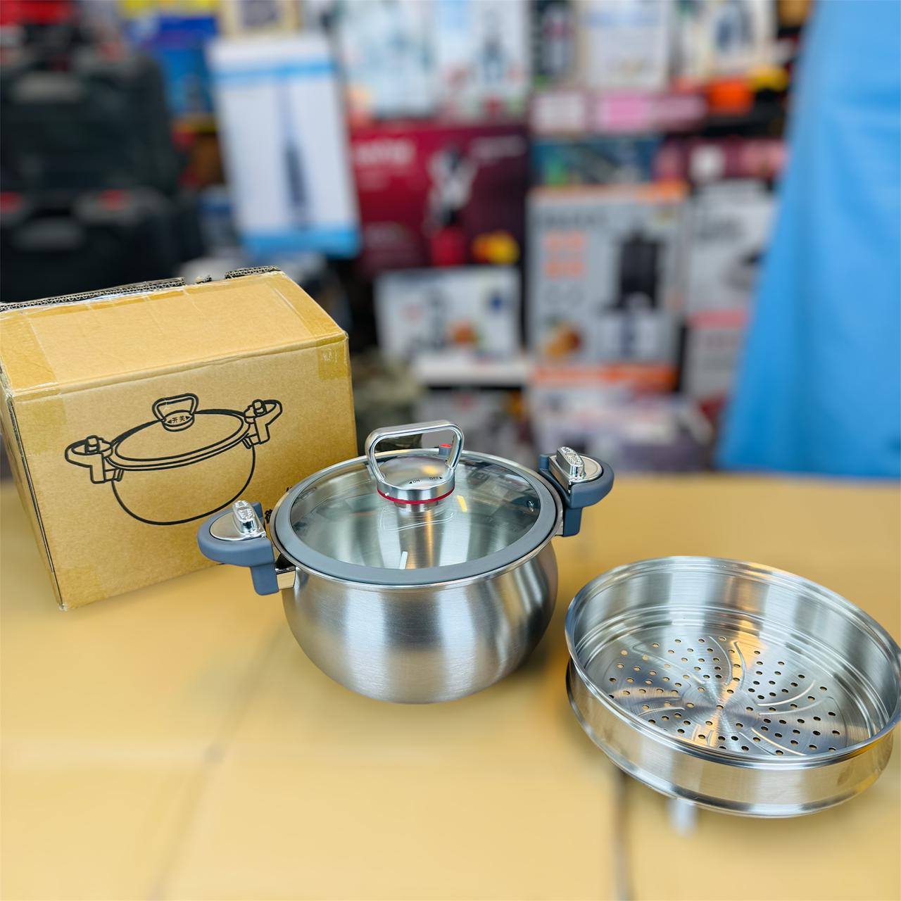 2 in 1 Japanese Design 7 litter pressure cooker