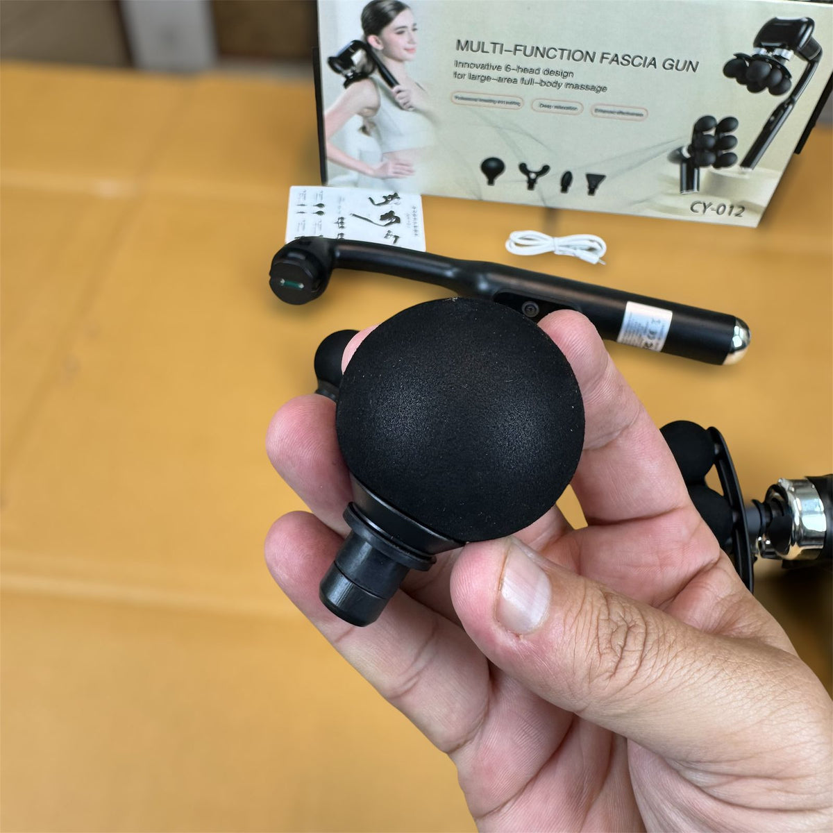6 head rechargeable multifunction massager