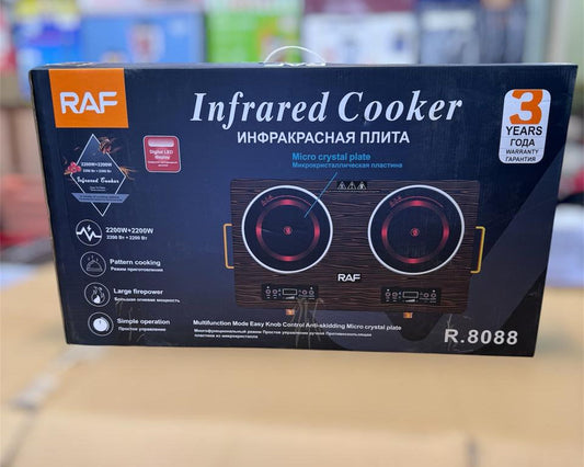RAF Double Hot Plate infrared cooker 2200+2200W