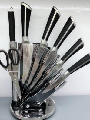 Bass 8pcs kitchen knife set [ Random color]
