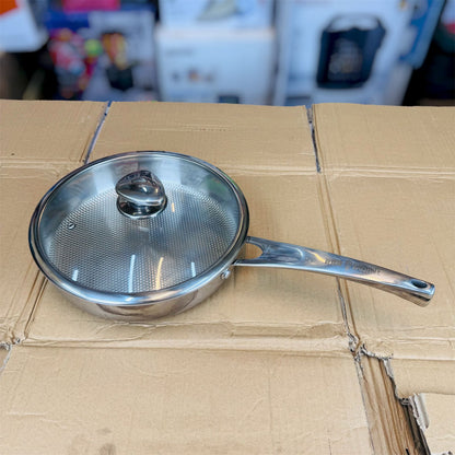 26cm Fish coating stainlees steel fry pan