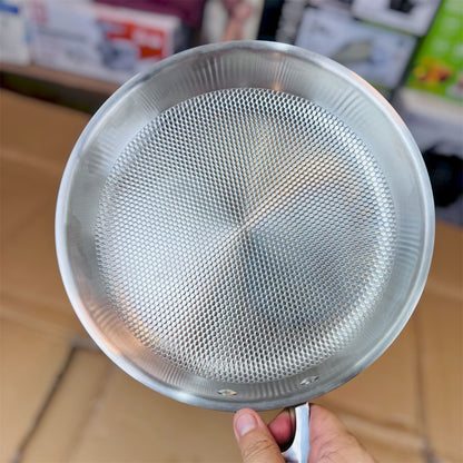 26cm Fish coating stainlees steel fry pan