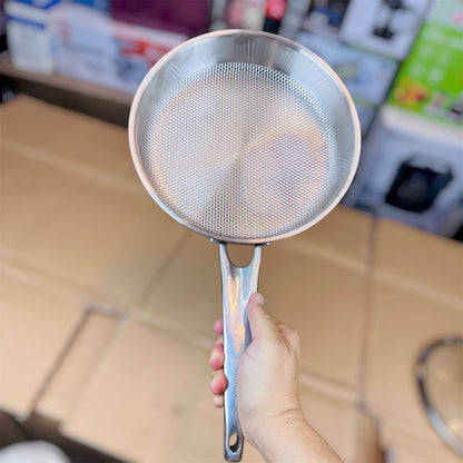 26cm Fish coating stainlees steel fry pan
