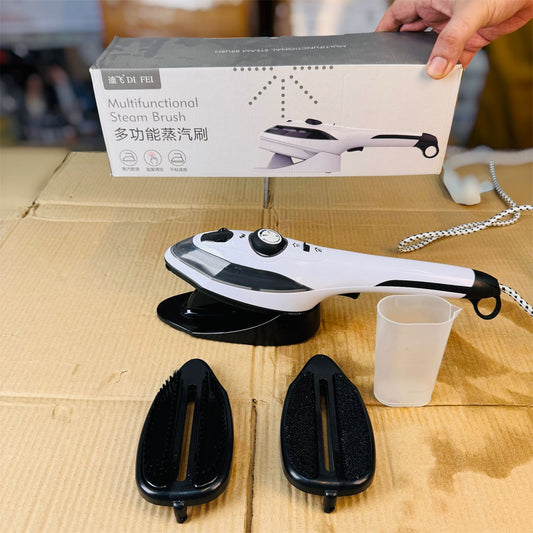 Handy Garment Steamer & Steam Iron (Portable, Dual Attachments)