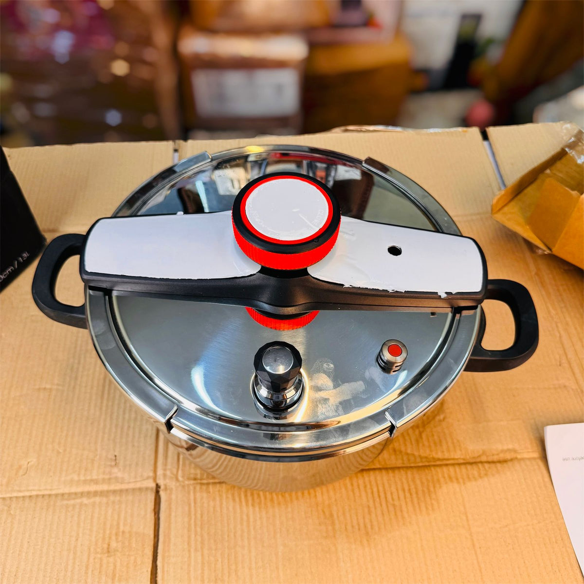 13L Stainless Steel Pressure Cooker (304 SS, Multi-Stove Compatible)