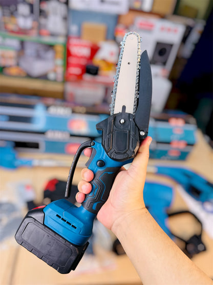 4-in-1 Multifunctional Cordless Garden Tools Set (Chainsaw, Shears, Blower, Cutter)