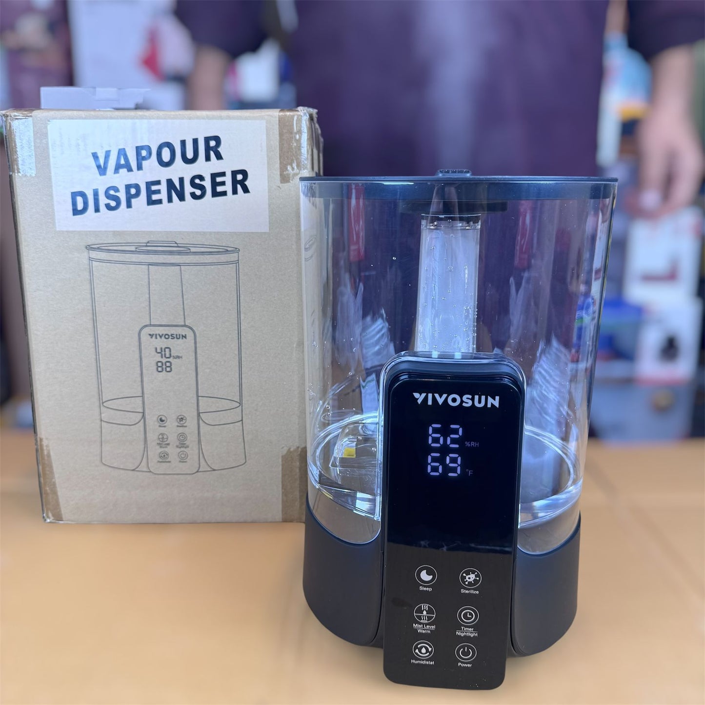 Lot imported 6L Hot and cold mist Humidifier