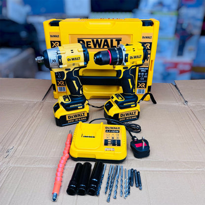 2 in 1 drill & impact with tools set (DeWalt 20V)