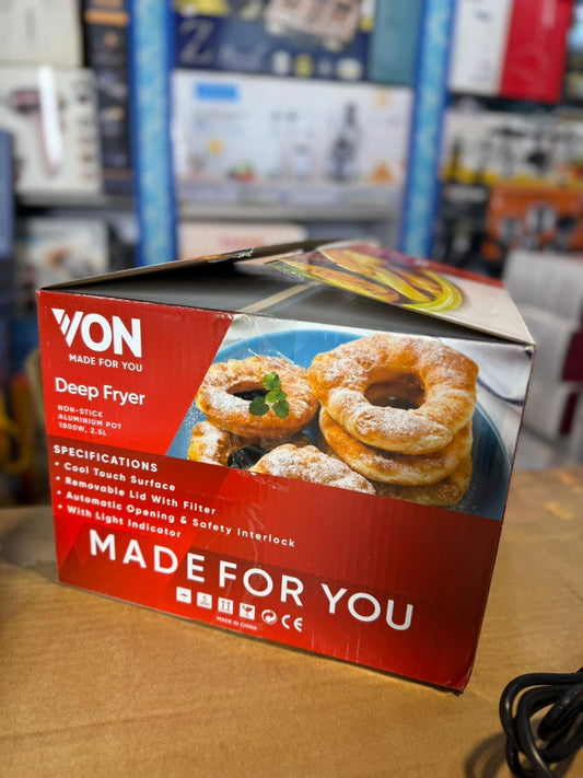 Von Deep Fryer 2.5L VSYD25BBK