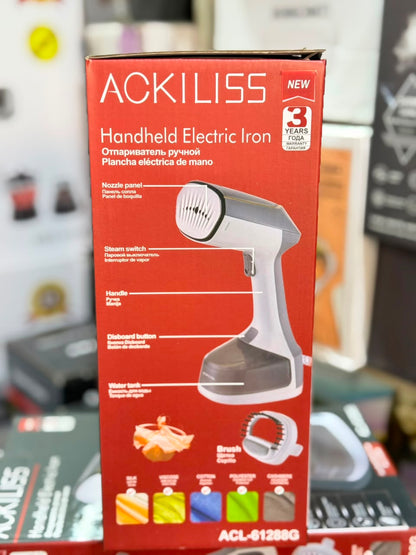 Ackiliss 1500W Handheld Garment Steamer (Continuous Steam)