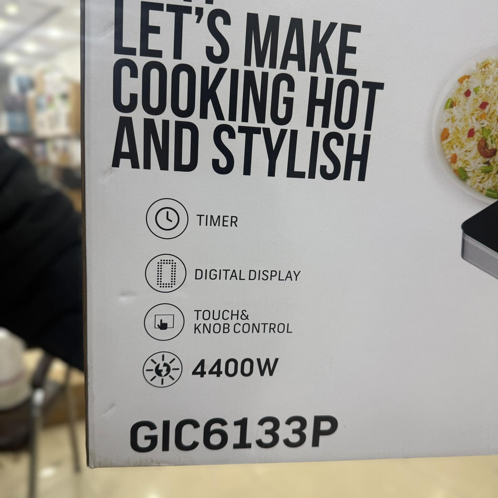 Geepas Double Digital Infrared Hot Plate 6133 (Dual Burner Cooktop)