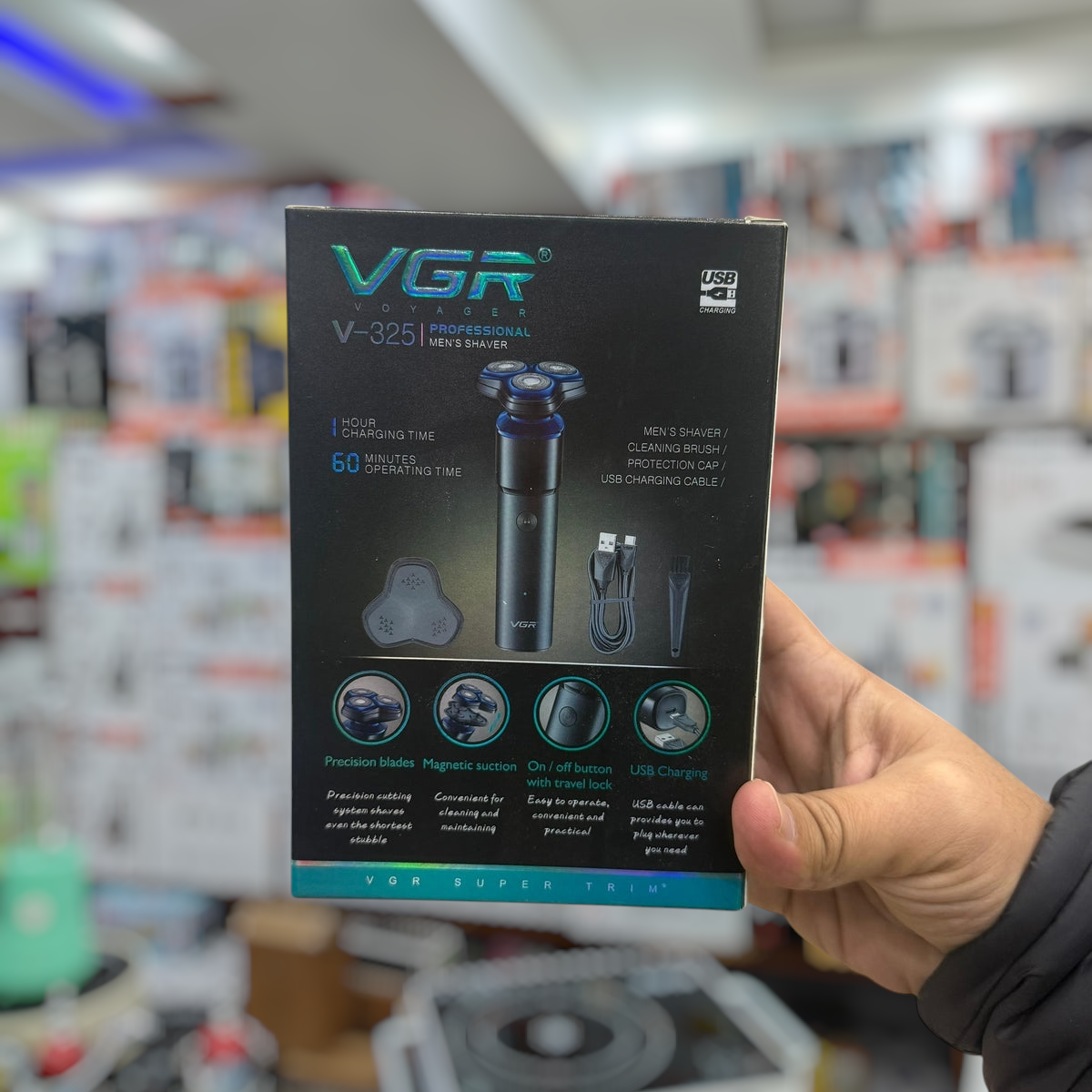 VGR Professional Men Shaver V-325