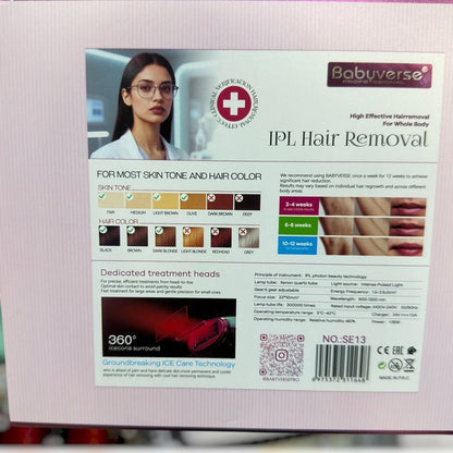Babyverse IPL Laser Hair Remover SE13